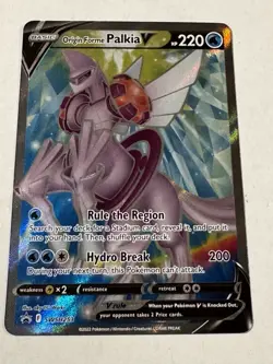 Origin Forme Palkia V SWSH253 SWSH: Sword & Shield Promo Cards Holo - Image 3