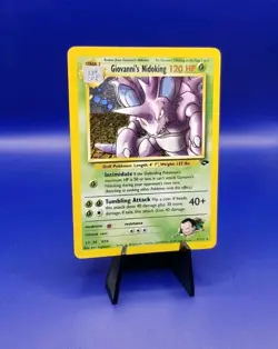 Giovanni's Nidoking 7/132 Holo Rare Gym Challenge Pokemon Card WOTC TCG 2000 - Image 2