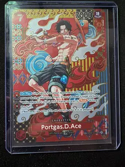 Portgas.D.Ace (SP) OP02-013 Two Legends alternative art - Image 1
