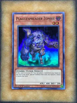 Yugioh Plaguespreader Zombie DASA-EN041 Super Rare 1st Ed NM - Image 1