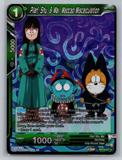 Dragon Ball Super Card Game Dawn of the Z-Legends #BT18-077 Pilaf Shu & Mai Foil - Image 1