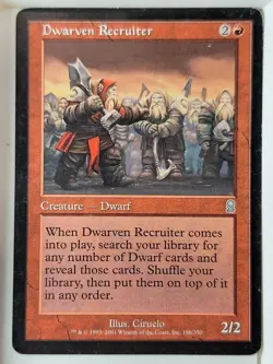 Dwarven Recruiter - Odyssey - Magic the Gathering MTG Nice! - Image 1