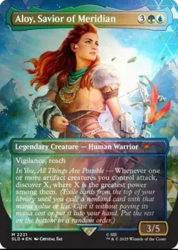 Aloy, Savior of Meridian (Rainbow Foil) Secret Lair Drop Foil - Image 1