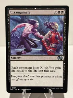 Exsanguinate 437 U Foundations Jumpstart NM MTG - Image 1