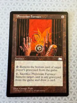 Magic the Gathering Phyrexian Furnace Weatherlight MTG LP - Image 1