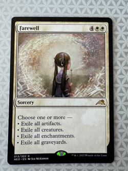 Magic the Gathering Farewell - Kamigawa: Neon Dynasty MTG Rare LP - Image 1