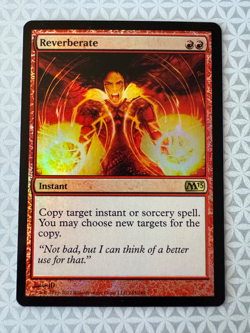 Magic the Gathering MTG Reverberate - Magic 2012 (M12) LP Rare Foil - Image 1