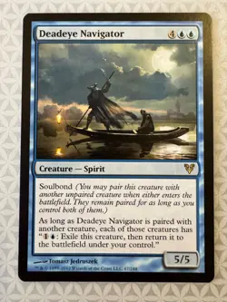 Deadeye Navigator Magic the Gathering Avacyn Restored Rare LP - Image 1