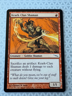 Krark-Clan Shaman - Mirrodin - LP - MTG - Red - Creature - Common - Image 1