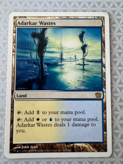 MTG Adarkar Wastes - 9th Edition 317/350 - Magic the Gathering - Rare LP - Image 1