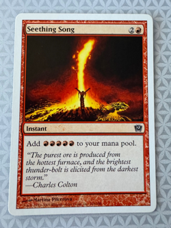 Seething Song 9th Edition Magic The Gathering MTG Card LP - Image 1