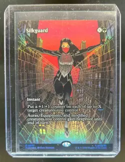2025 Magic MTG Marvel Universe Eternal-Legal Silkguard Rare Foil #0037 - Image 1
