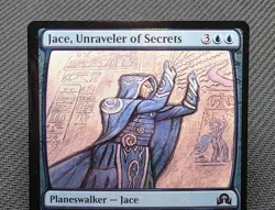 MTG FOIL Jace, Unraveler of Secrets- DAMAGED -SDCC 2017 Promo Magic Card # 069 - Image 3