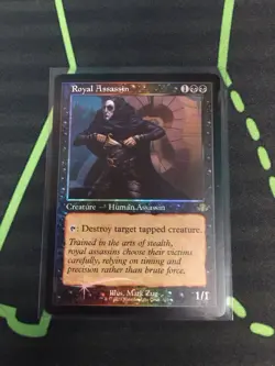MTG Magic The Gathering Royal Assassin Foil Rare DMR Rare Retro Frame Black - Image 1