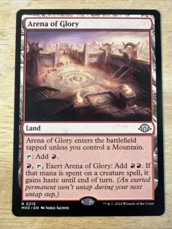 Arena of Glory Modern Horizons 3 MH3 #215 Regular MTG Magic Land NM - Image 1