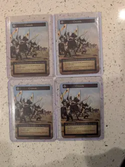 Crusade - Sorcery: Contested Realm Beta Crusade Unique (4x) 1st Print Run - Image 1