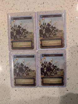 Crusade - Sorcery: Contested Realm Beta Crusade Unique (4x) 1st Print Run - Image 2