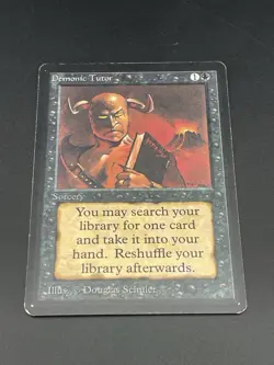 Demonic Tutor Limited Edition - Beta Edition Regular - Image 1