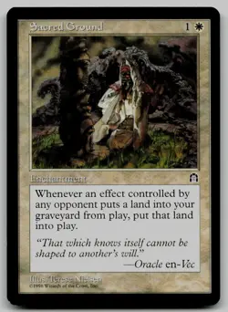 Sacred Ground R Stronghold NM - Image 1