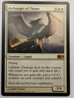MTG M14 Archangel of Thune #0247 2014 Core Set - Image 1