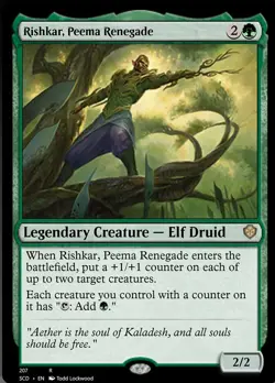 Rishkar, Peema Renegade [Starter Commander Decks] Magic MTG - Image 1