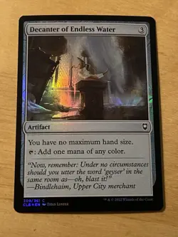 Decanter of Endless Water FOIL NM Eng MTG - Commander Legends Baldur's Gate - Image 1