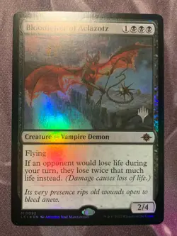 Bloodletter of Aclazotz - Promo Pack: Lost Caverns of Ixalan NM Foil Mythic MTG - Image 1