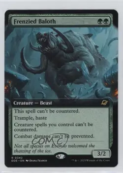 Extended Art - Frenzied Baloth Magic: Edge of Eternities EOE #0342 - Image 1