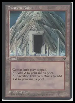 🔥 MTG Dwarven Ruins - Fallen Empires - Common (Regular) - Image 1