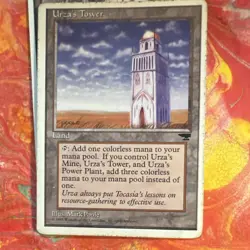 Magic: The Gathering 1995 Urza Land Lot Urza's Mine Tower Power Plant - Image 2