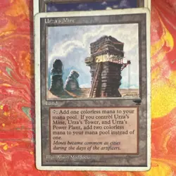Magic: The Gathering 1995 Urza Land Lot Urza's Mine Tower Power Plant - Image 3