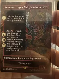 Summon: Esper Valigarmanda (Borderless) Commander: Final Fantasy Regular - Image 1