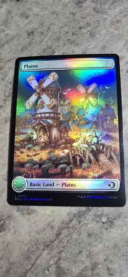 Plains (0274) Lorwyn Eclipsed Foil Basic Land Full Art MTG NM - Image 1