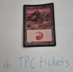 FOIL Mountain (343) - Invasion - Magic MTG - Never Played - TCG $5.50 - Image 1