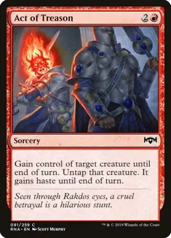 MTG Act of Treason - Ravnica Allegiance (RNA) NM #91 - Image 1