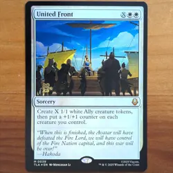 United Front - Prerelease Foil Promo - Avatar TLA MTG - Image 1