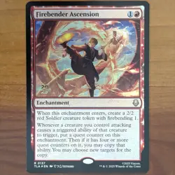 Firebender Ascension - Prerelease Foil Promo - Avatar TLA MTG - Image 1
