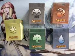 Ultra Pro Deck Box - Lot of 5 - Magic The Gathering Mana Symbols - Image 3