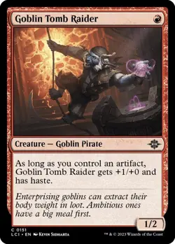 MTG Goblin Tomb Raider - The Lost Caverns of Ixalan (LCI) NM #151 - Image 1