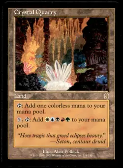 Crystal Quarry LP Light Play Odyssey MTG [7046] - Image 1