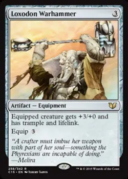 x1 Loxodon Warhammer R MTG Commander 2015 M/NM, English - Image 1