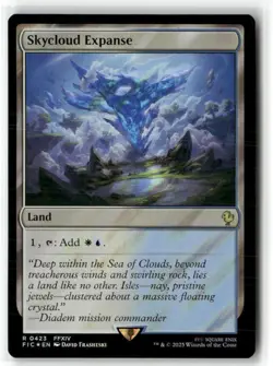 Skycloud Expanse Commander: Final Fantasy Surge Foil NM MTG MAGIC - Image 1
