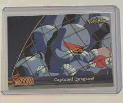 Topps Pokemon Johto League Champions Foil Screen Snaps! Captured Quagsire Snap21 - Image 1