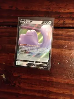 Pokemon TCG Ditto v Shining Fates Holo Ultra Rare - Image 1