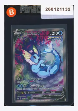 Pokemon Vaporeon V Promo 2021 SWSH181 Premium Collection Box English - Image 1