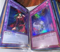 Holo Pokemon And Yugioh Card Collection (60 Cards) With Binder - Image 4