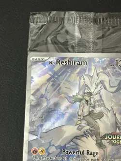 Pokemon TCG Journey Together Stamped Promo N'S RESHIRAM #167/159 - SEALED - Image 2