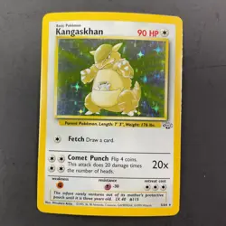1999 Pokemon TCG Kangaskhan Jungle 5/64 Unlimited Holo Rare - Image 1