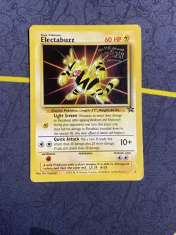 Pokemon TCG Black Star Promo 2 Electabuzz Movie Promo WB Stamped DMG - Image 1