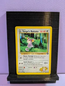 Pokemon -- Gym Challenge -- Lt. Surge’s Rattata -- 85/132 -- Near Mint- - Image 1